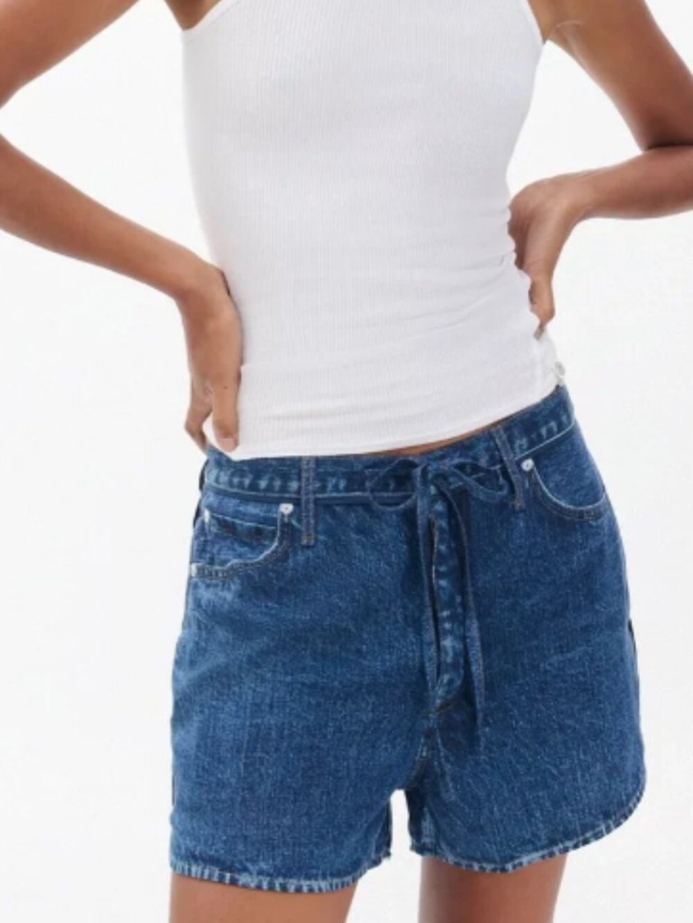 rag & bone Miramar Slink Lounge Shorts Women’s M Denim Printed Rayon Casual NWT